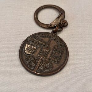 Vintage Munich 1972 Olympic Keychain